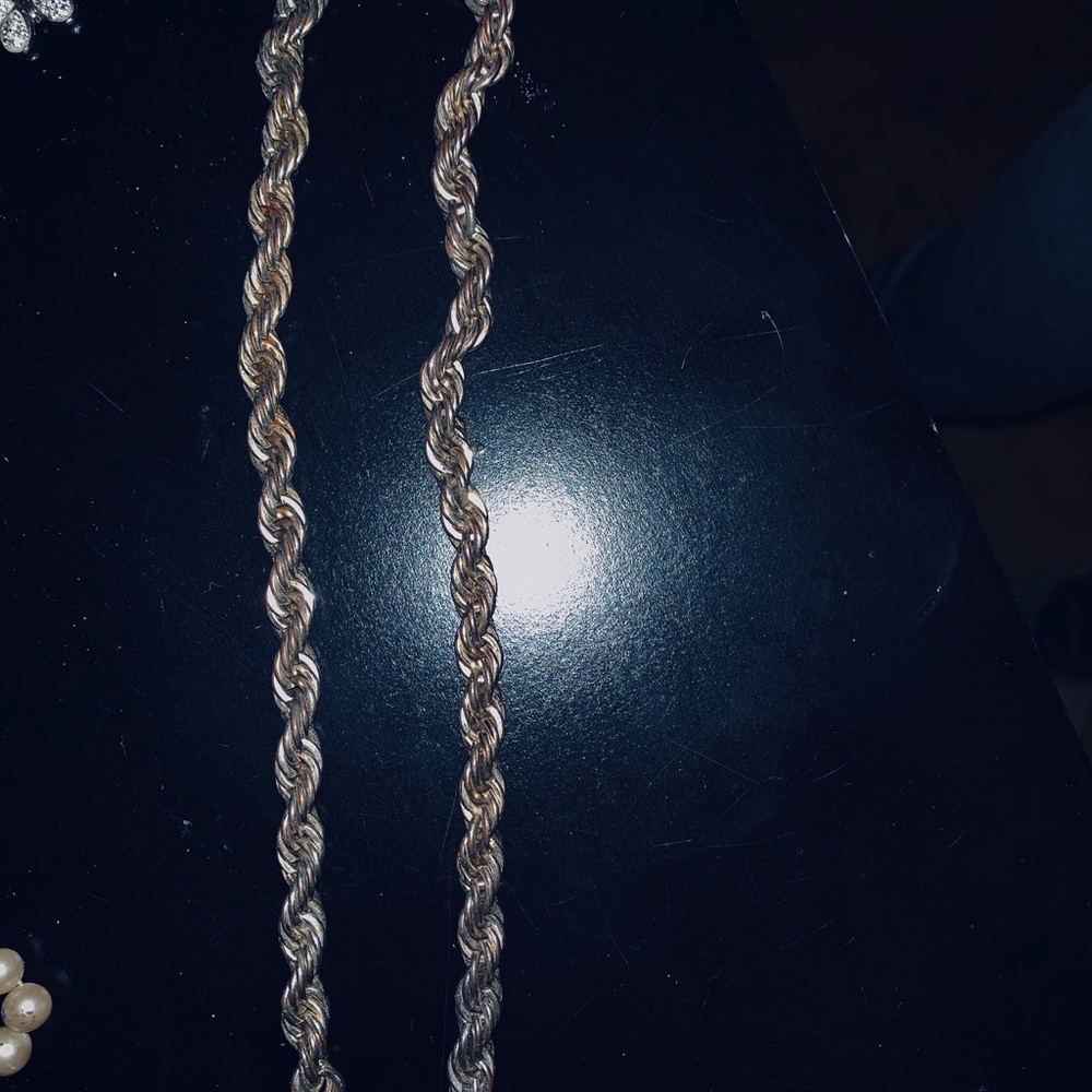 Thick rope chain gold never fades